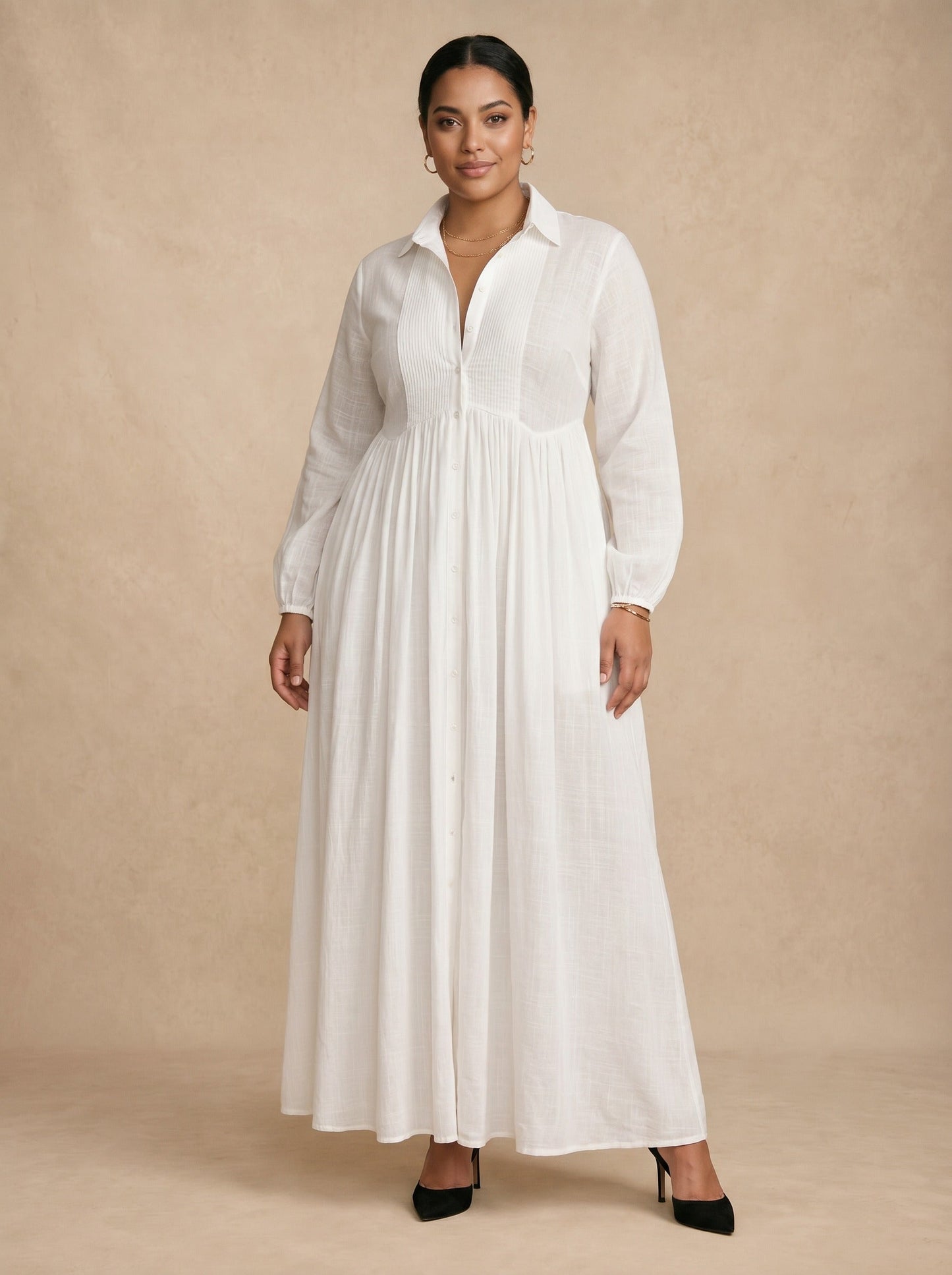 Celine White Maxi Dress