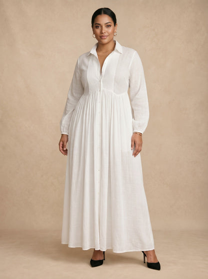 Celine White Maxi Dress