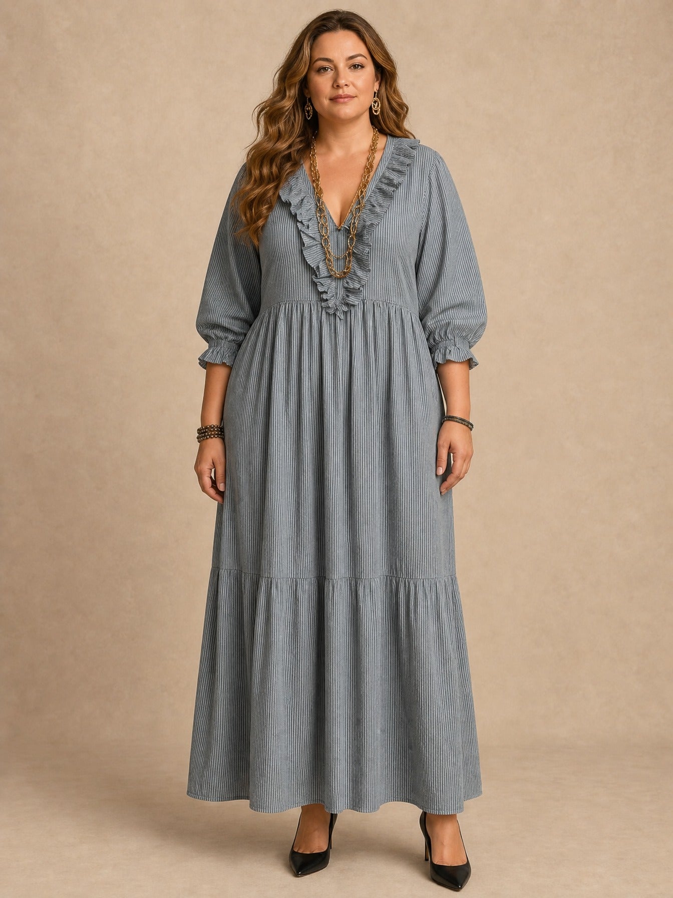 Elowen Long Sleeve Maxi Dress