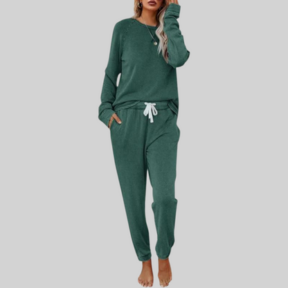 Jocelyn™ - Casual Long Sleeve and Sweatpants Set