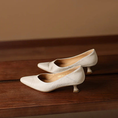 Grace Genuine Leather Heels