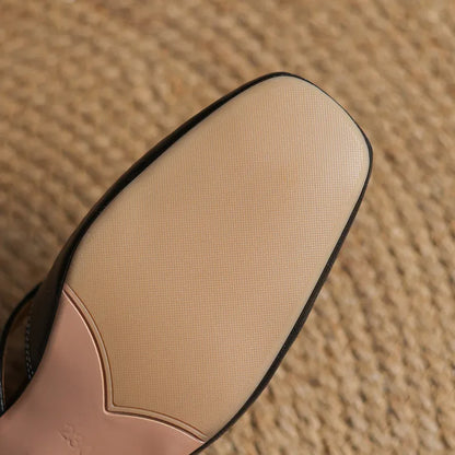 Serena Genuine Leather Mules