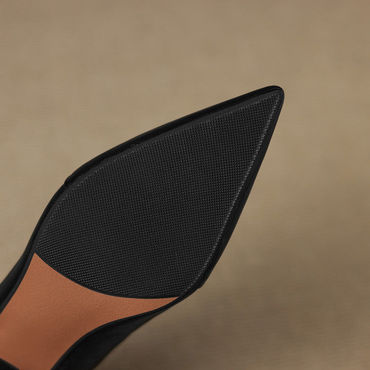 Selly Genuine Leather Heels