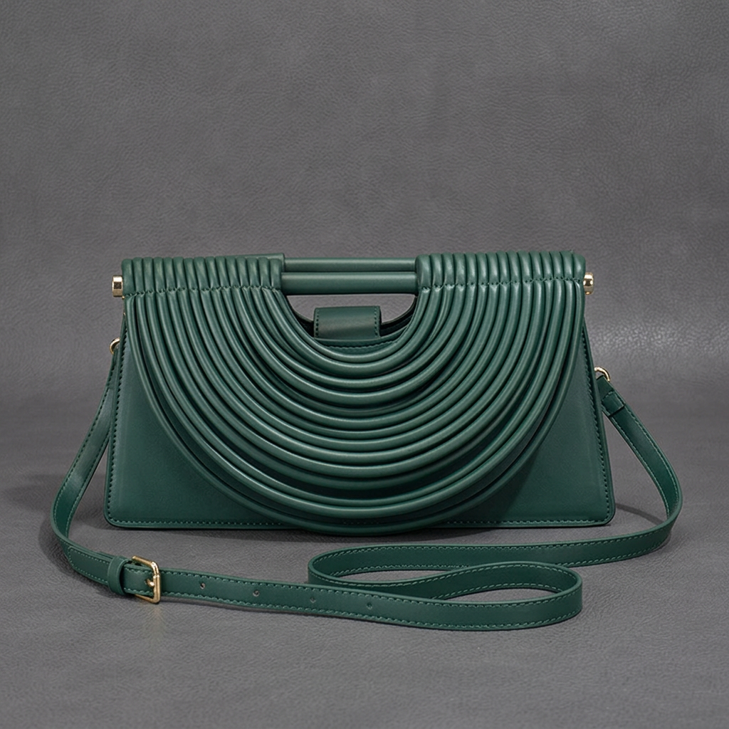 Estelle Ribbed Clutch