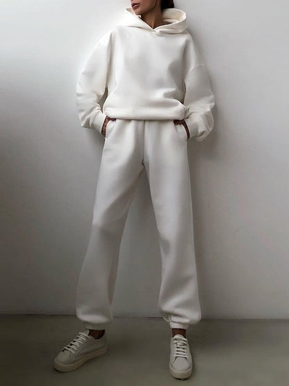 Lennox Casual Hooded Two-Piece Suit