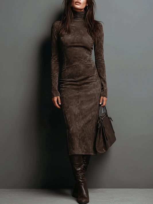 Lorraine | Long-Sleeve Midi Dress