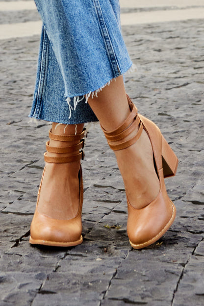 Triple Buckle Heels