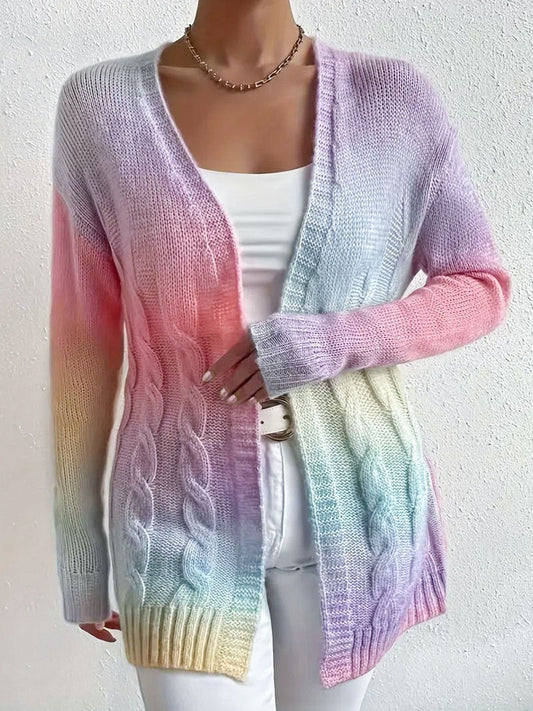 Long Cardigan Sweater - Open Front Soft Knit Duster Cardigan