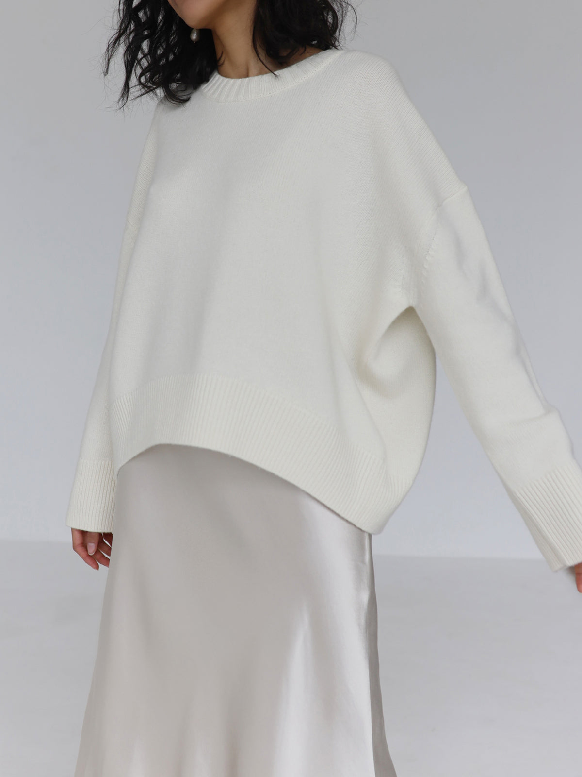 Heidi | Relaxed Oversized Crewneck Sweater