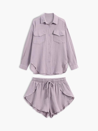 Zoe Minimalist Shorts Set