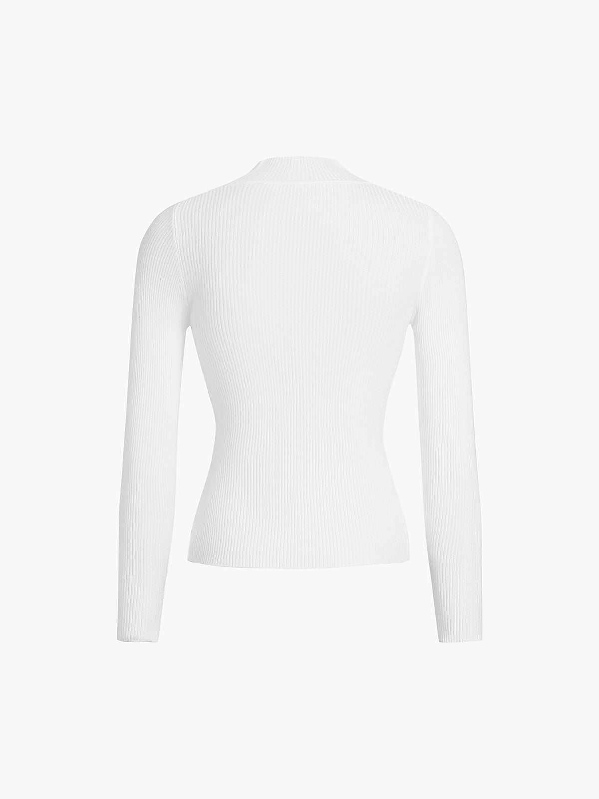 Anais | Ribbed High-Neck Top