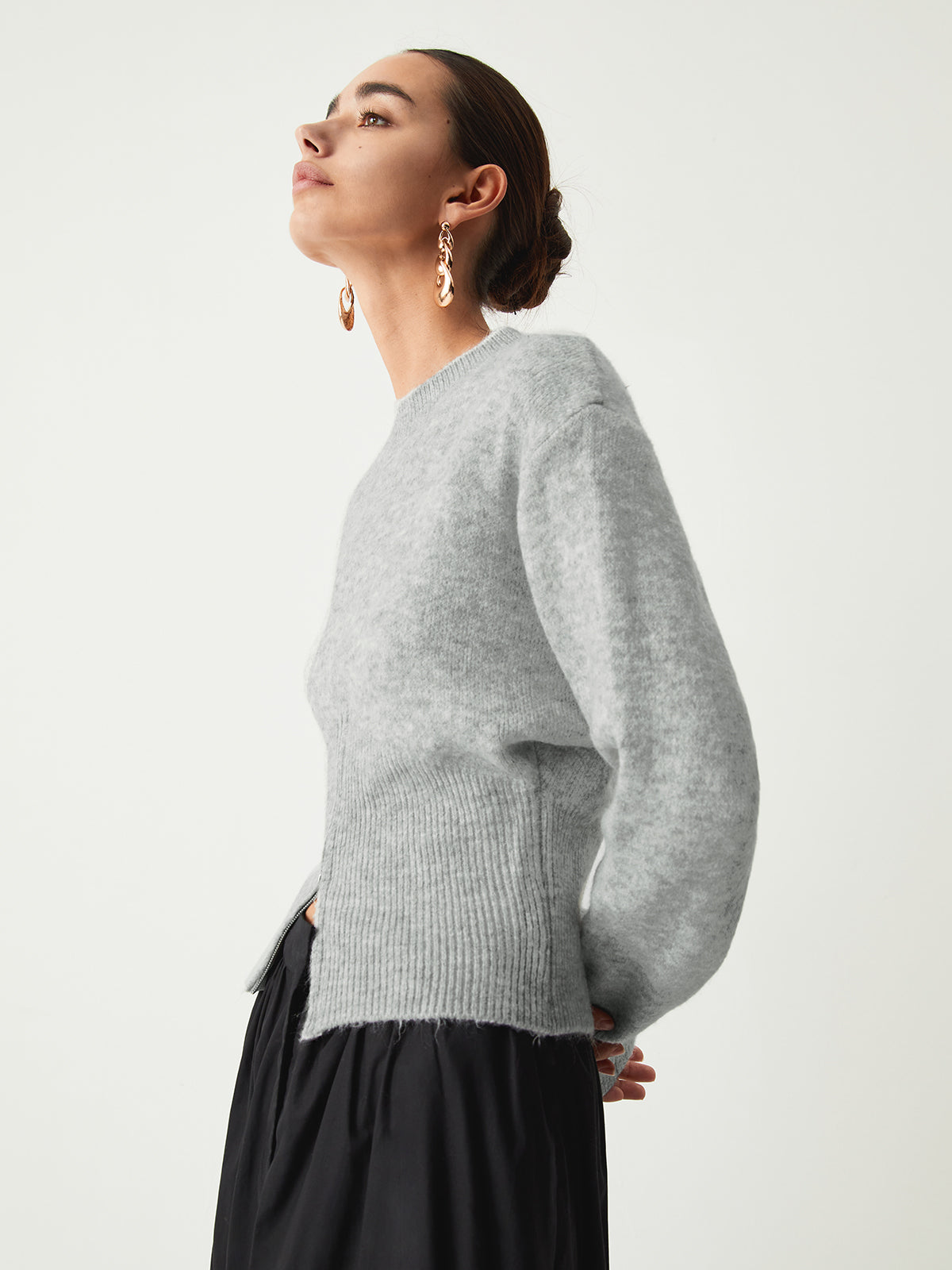 Rosalind | Soft Half-Zip Knit Sweater