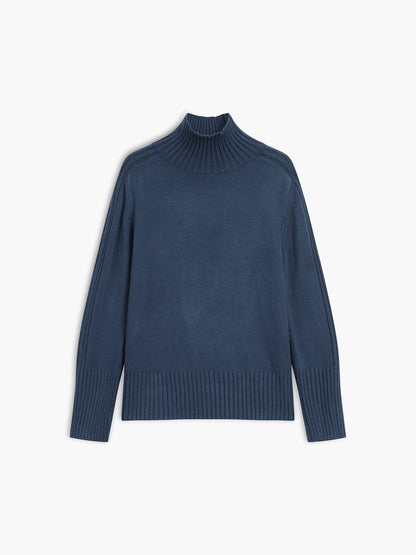 Fern | Ribbed Mock Neck Sweater