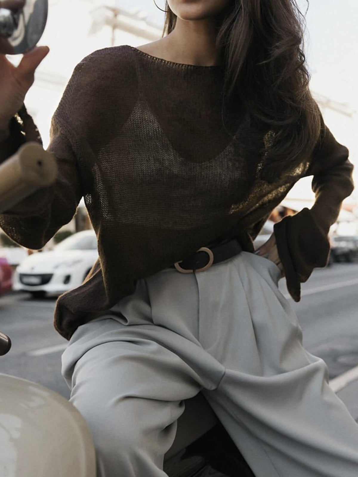 Elodie | Airy Boat-Neck Sweater