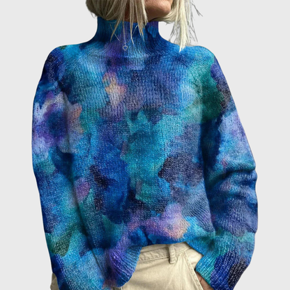 Guinevere | Cosy High-Neck Knit Sweater