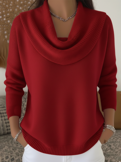 Gwyneth | Cosy Cowl Neck Pullover Sweater