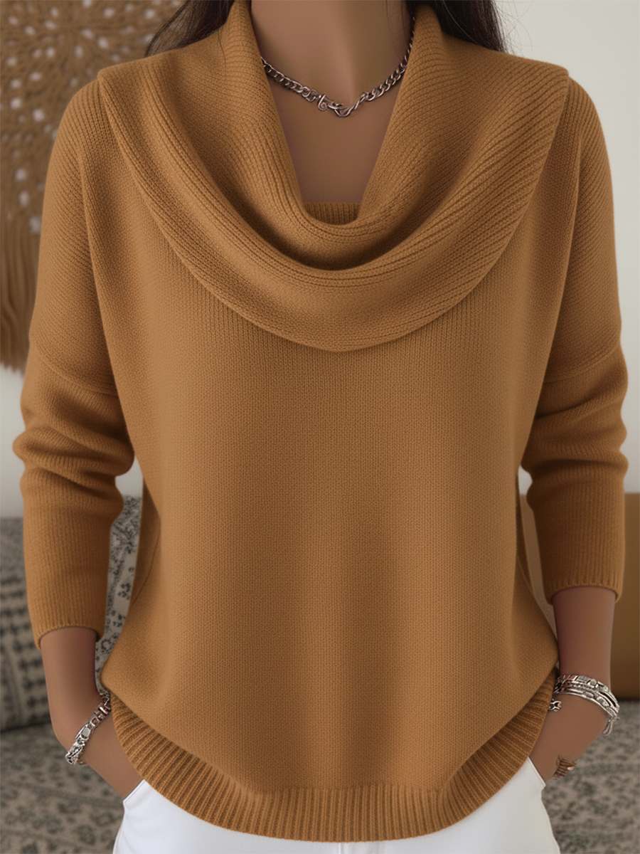 Gwyneth | Cosy Cowl Neck Pullover Sweater