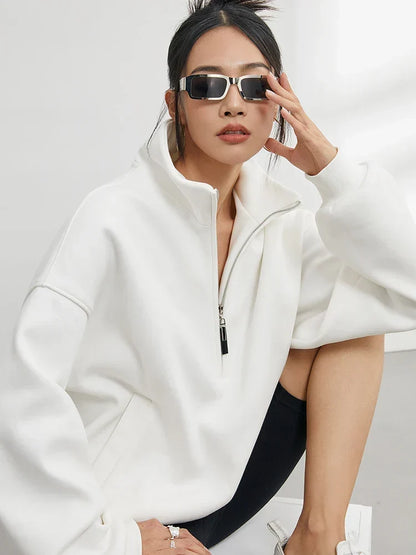 Evangeline | Relaxed Half-Zip Pullover