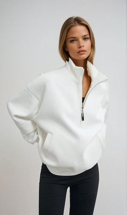 Evangeline | Relaxed Half-Zip Pullover
