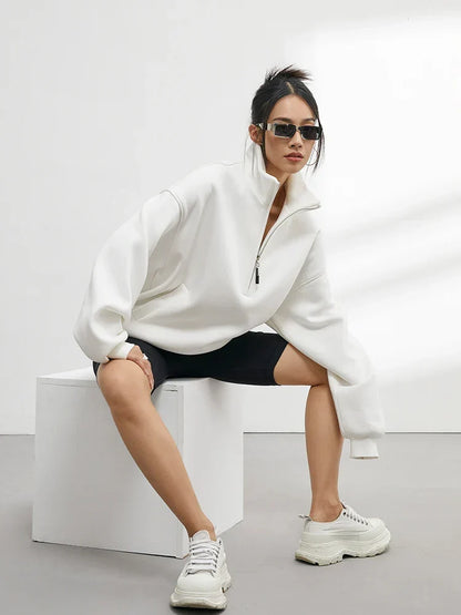 Evangeline | Relaxed Half-Zip Pullover
