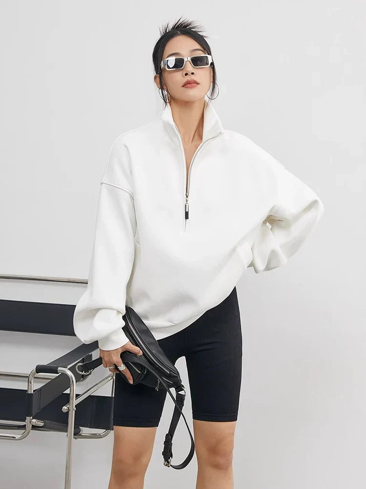 Evangeline | Relaxed Half-Zip Pullover