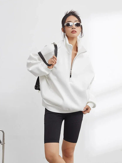 Evangeline | Relaxed Half-Zip Pullover
