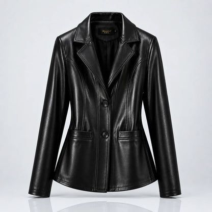 Valentina Leather Blazer