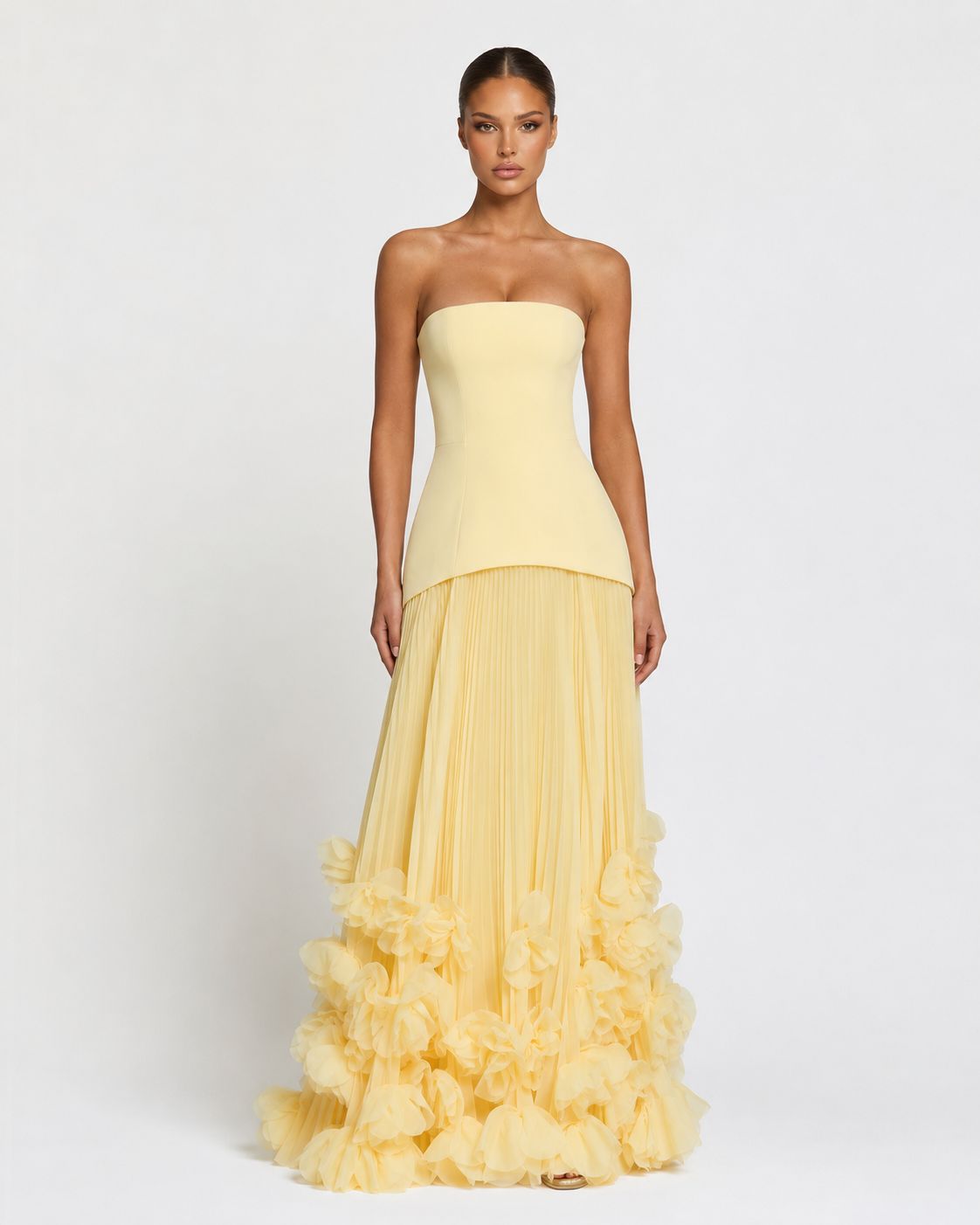 Rosette Gown Maxi
