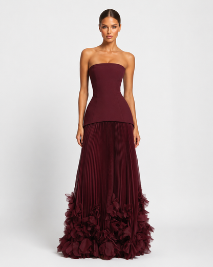 Rosette Gown Maxi