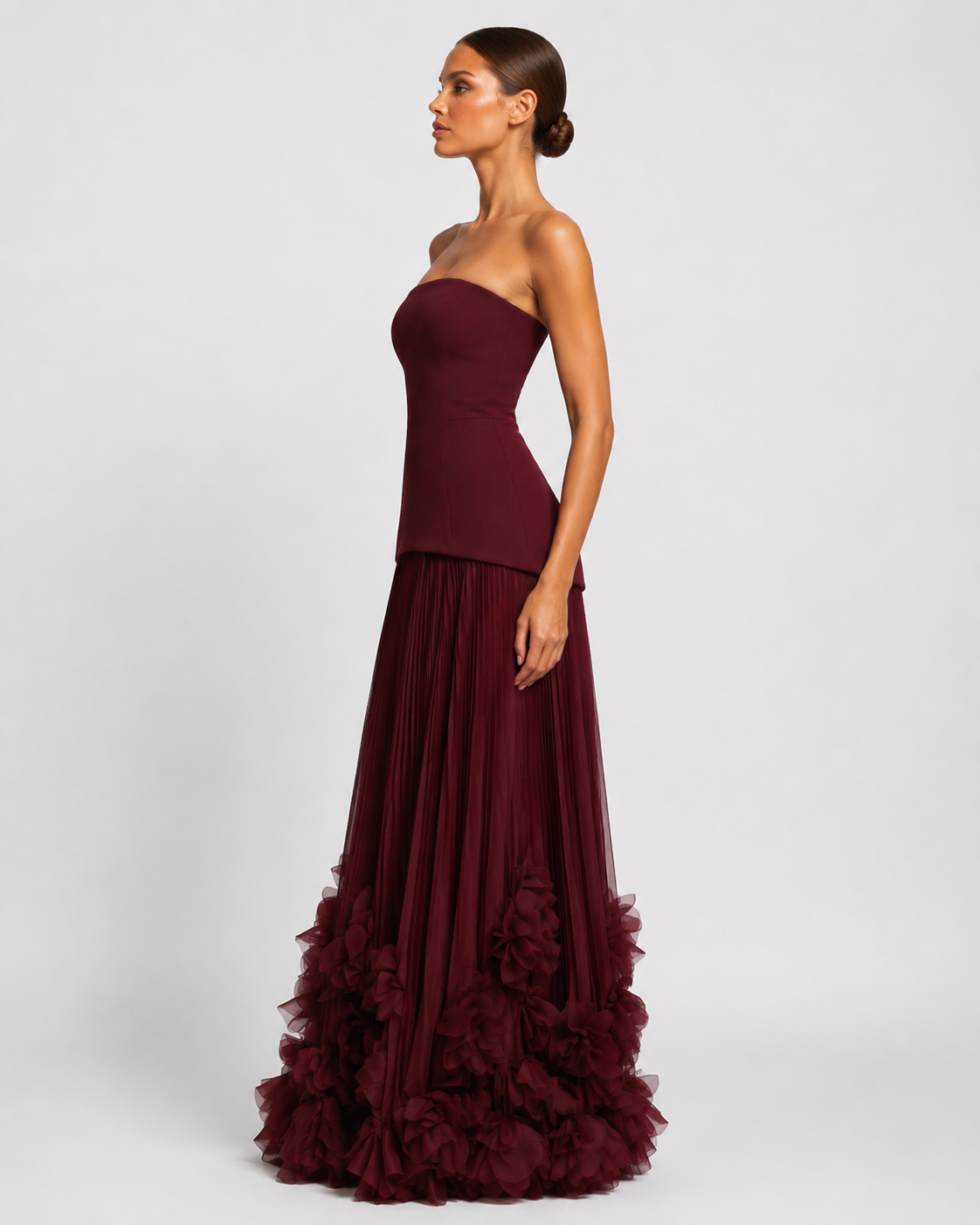 Rosette Gown Maxi