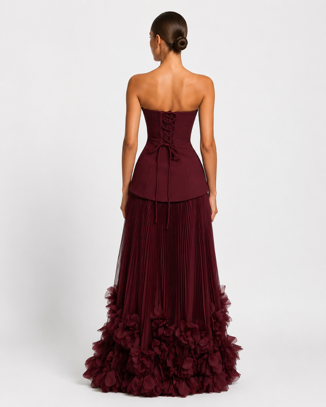 Rosette Gown Maxi
