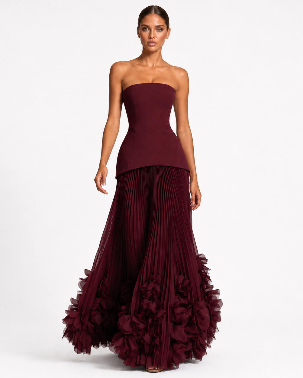 Rosette Gown Maxi