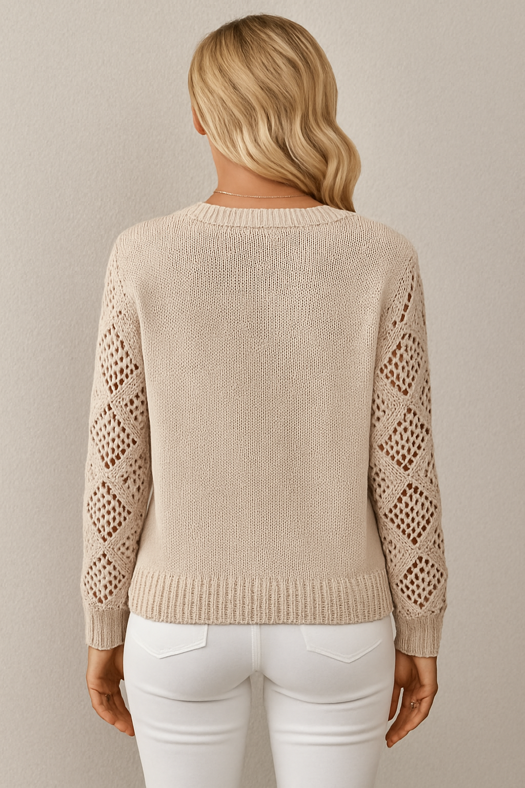 Claudia | Openwork Knit Sweater