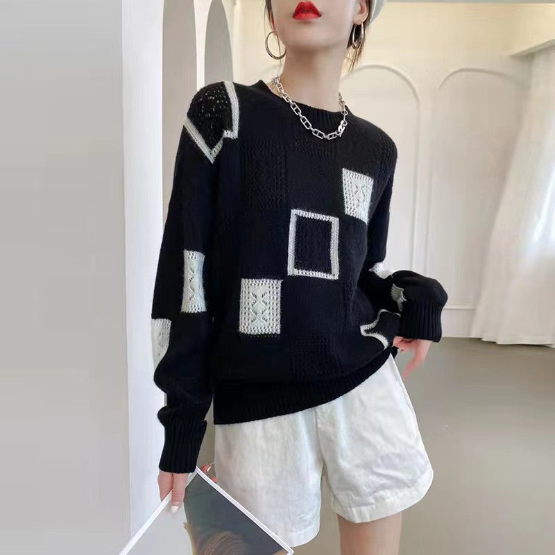 Freya | Cozy Patterned Jumper