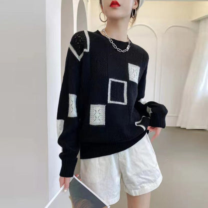 Freya | Cozy Patterned Jumper