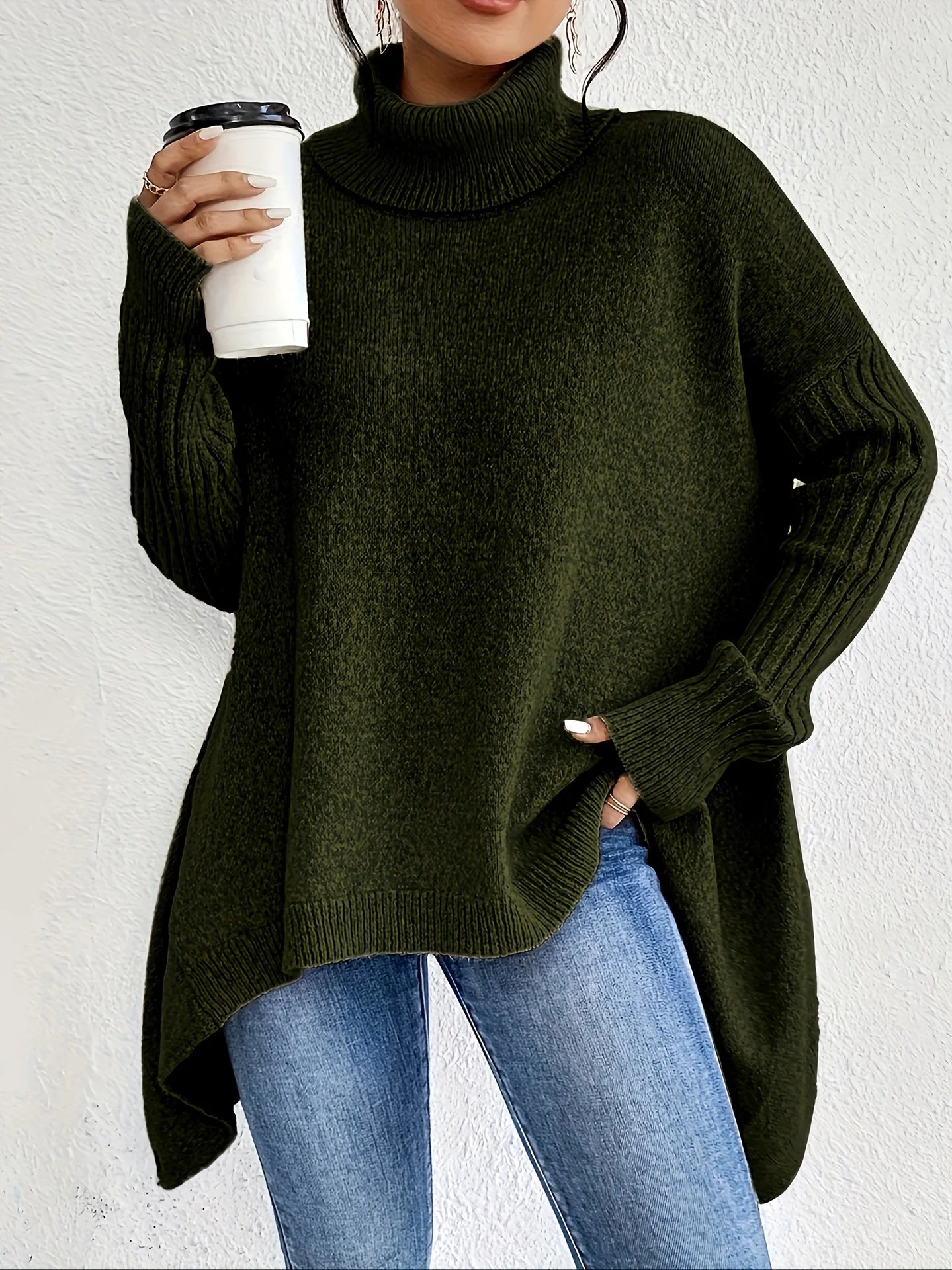 Rosaline | Relaxed Turtleneck Sweater
