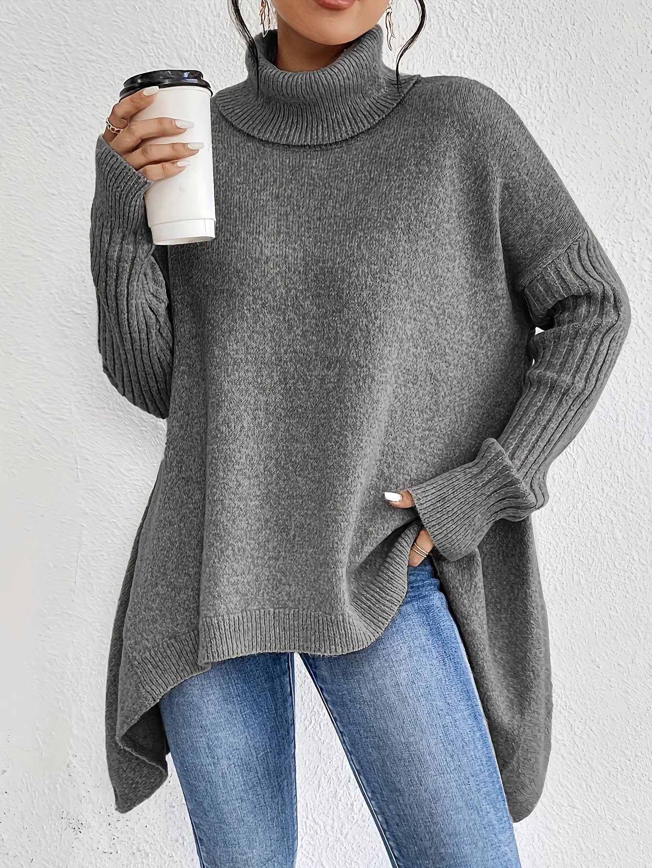 Rosaline | Relaxed Turtleneck Sweater