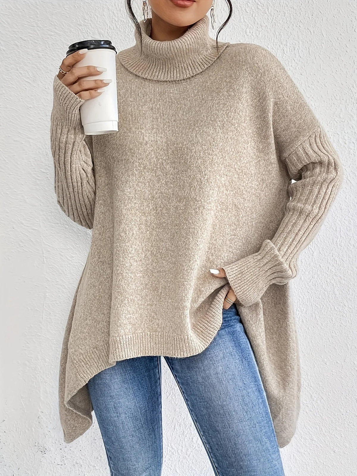Rosaline | Relaxed Turtleneck Sweater