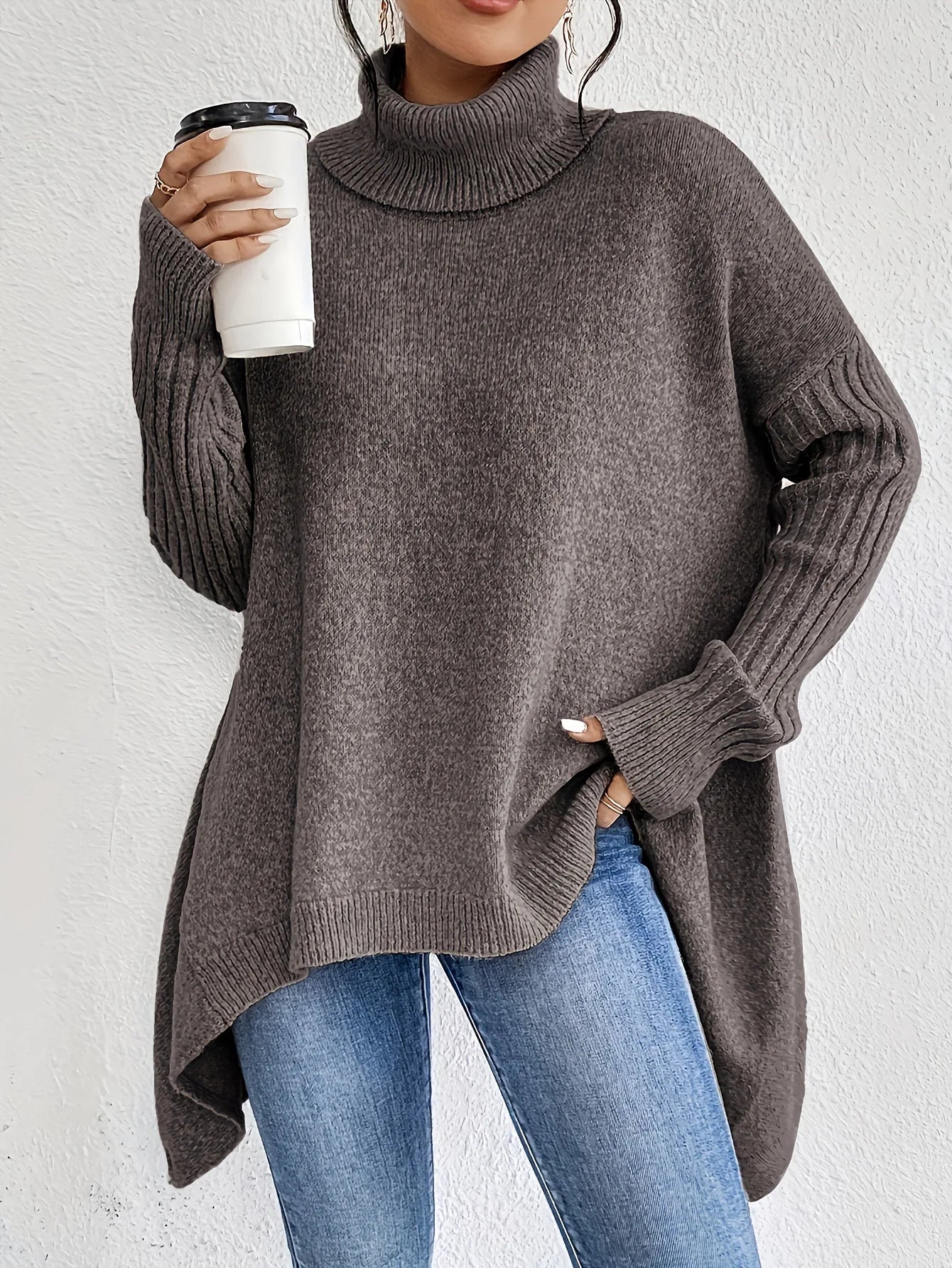 Rosaline | Relaxed Turtleneck Sweater