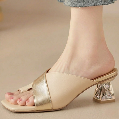 Opaline Genuine Leather Heels