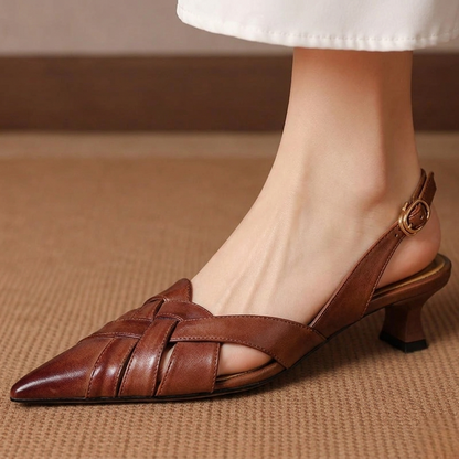 Valentina Genuine Leather Heels