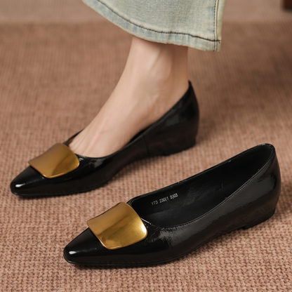 Lorea Genuine Leather Flats
