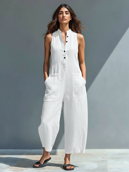 Nirelia | Minimalist Sleeveless Jumpsuit
