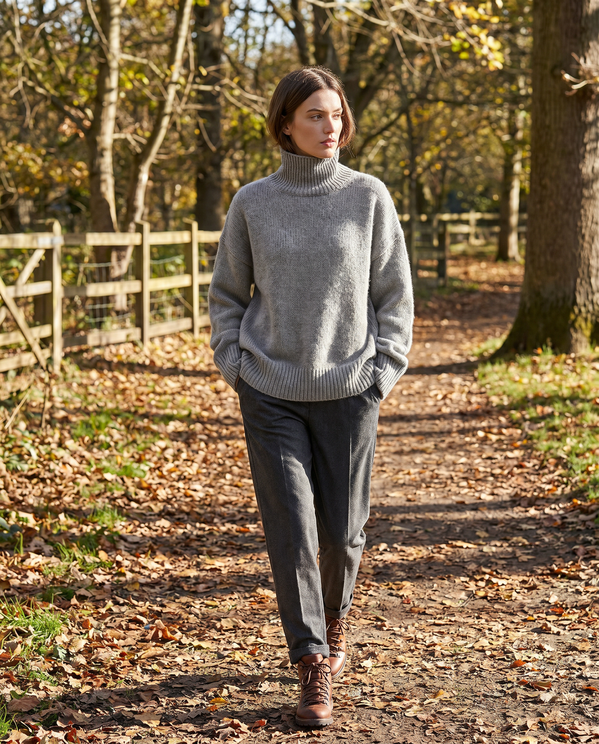 Genevieve | High-Neck Relaxed Sweater