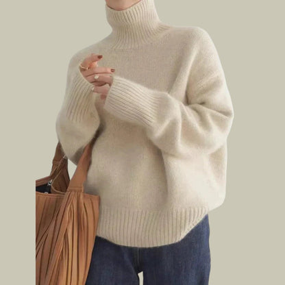 Genevieve | High-Neck Relaxed Sweater