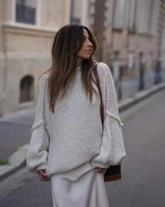 June | Cozy Oversized Knit Sweater