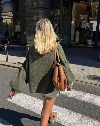 June | Cozy Oversized Knit Sweater