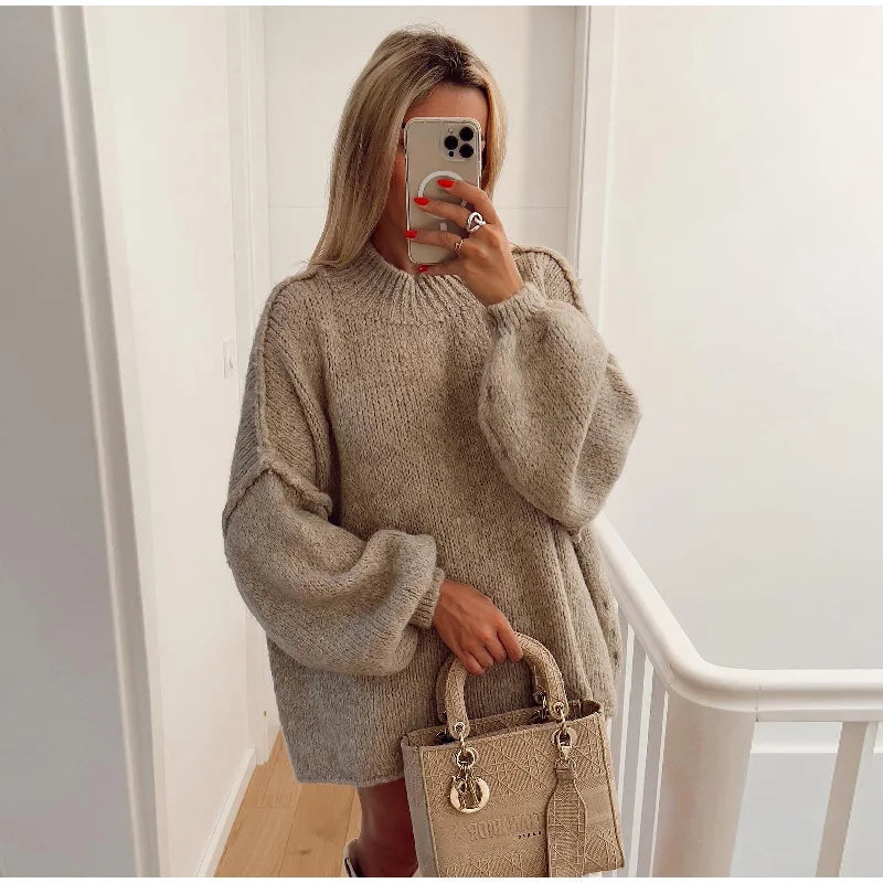 June | Cozy Oversized Knit Sweater