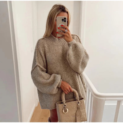 June | Cozy Oversized Knit Sweater