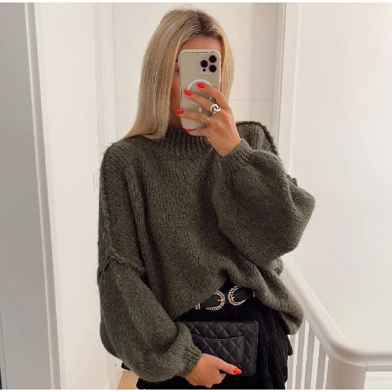 June | Cozy Oversized Knit Sweater